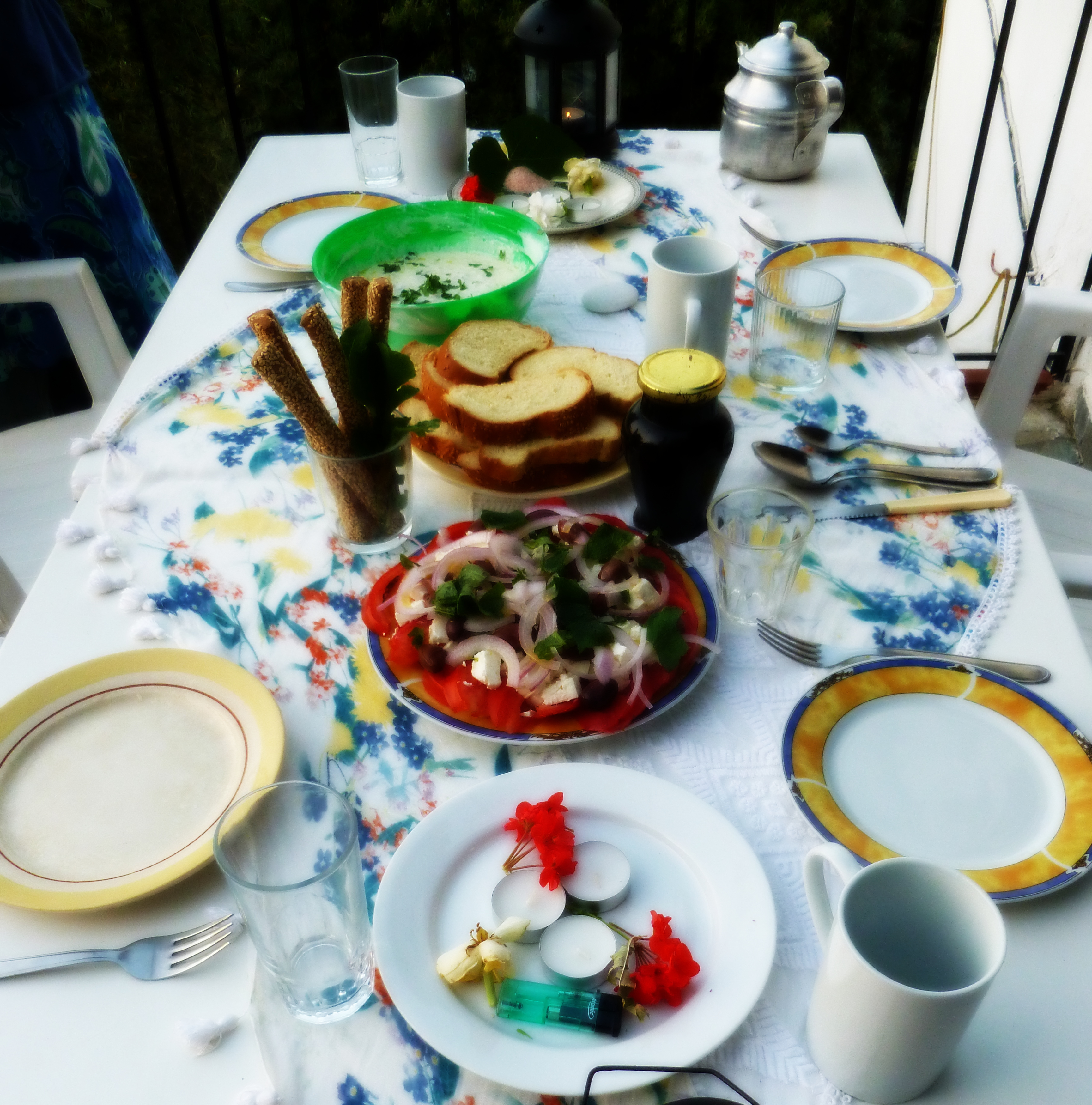 Simple lunch with style